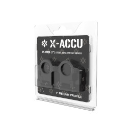 Vector Optics 25.4mm Stahl Weaver Schnellspanner Ringe 1in Medium Profil