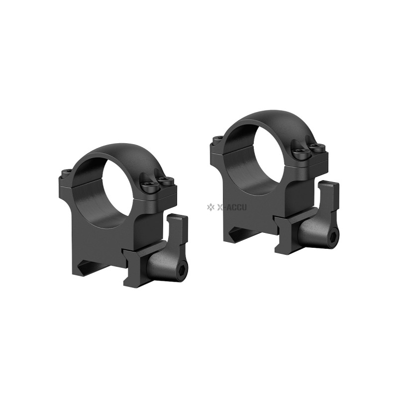 Vector Optics 25.4mm Steel Weaver Quick Release Rings 1in Medium Profile