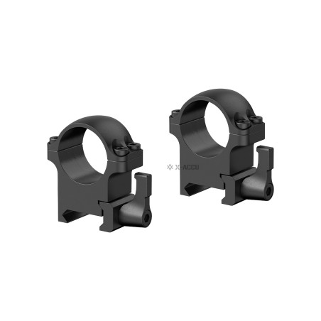 Vector Optics 25.4mm Steel Weaver Quick Release Rings 1in Medium Profile