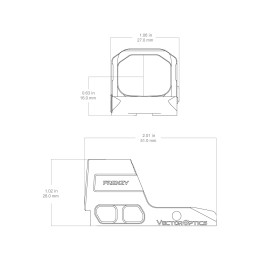 Vector Optics Frenzy 1x16x21 Rotes Zielfernrohr - Precision Aim
