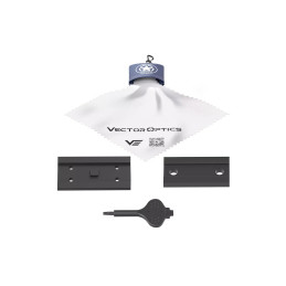 Vector Optics Scrapper 1x25 MRT Rotes Zielfernrohr & 3x Lupe Kit