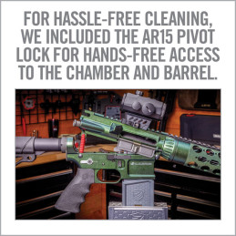 Real Avid Smart-Fit® AR15 Vise Block | Paplašinošs apakšējā uztvērēja bloks