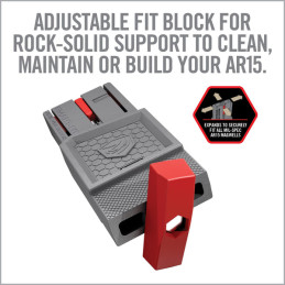 Real Avid Smart-Fit® AR15 Vise Block | Paplašinošs apakšējā uztvērēja bloks