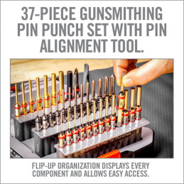 Real Avid Accu-Punch® Master Set | 37-teilig Professionelle Büchsenmacherstempel