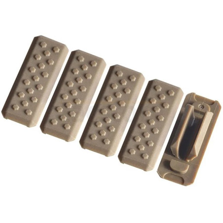 Strike Industries M-LOK Cover V1 | 5-Piece Single Slot Rail Panels