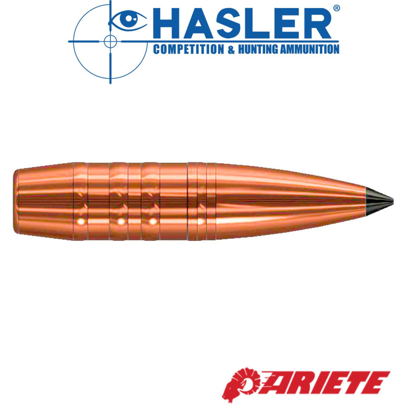 Hasler Ariete, калибр .338, пули весом 226 г | Бессвинцовая медь