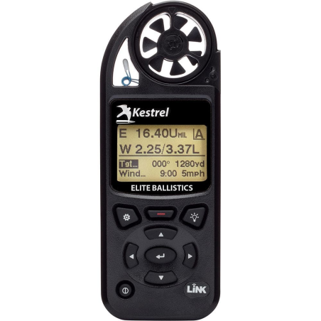 Kestrel 5700 Elite Weather Meter with Applied Ballistics - Black