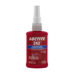 Loctite 243 — фиксатор резьбы синего цвета средней прочности