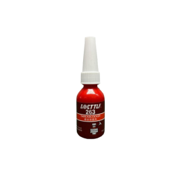 LOCTTLF 263 Sarkans vidējas/augstas stiprības skrūvju fiksators, 10 ml | Droša un izturīga savienojumu fiksācija