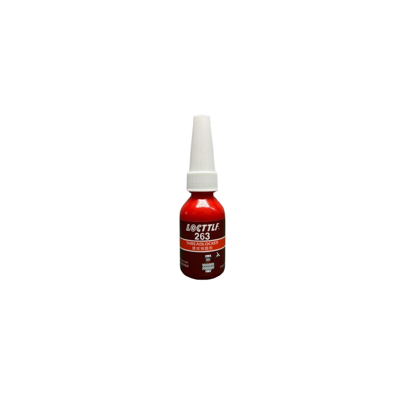 LOCTTLF 263 Sarkans vidējas/augstas stiprības skrūvju fiksators, 10 ml | Droša un izturīga savienojumu fiksācija