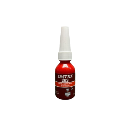 LOCTTLF 263 Red Medium/High Strength Threadlocker 10 ml | Secure and Durable Fastener Locking