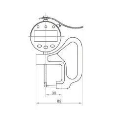 SHAHE 0.01mm Digital Tube thickness gauge