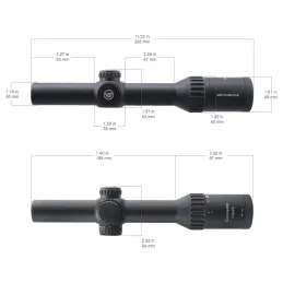 Vector Optics Continental ZOOM x8 1-8x24 SFP Jagdzielfernrohr ED