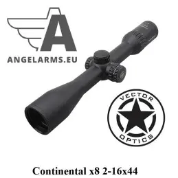 Vector Optics Continental ZOOM x8 2-16x44 SFP medības Tēmēklis ED