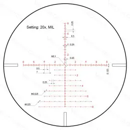 Vector Optics Continental ZOOM x8 3-24x56 SFP ZERO STOP Tactical Scope ED