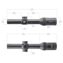 Vector Optics Continental ZOOM x8 1-8x24 SFP Tactical Scope ED