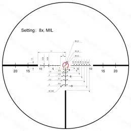 Vector Optics Continental ZOOM x8 1-8x24 SFP Tactical Scope ED