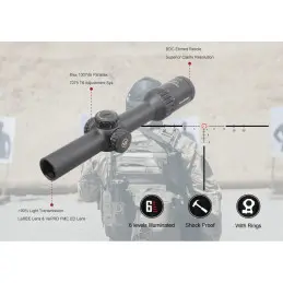 Vector Optics Continental ZOOM x8 1-8x24 SFP Tactical Scope ED