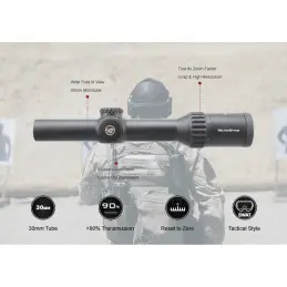 Vector Optics Continental ZOOM x8 1-8x24 SFP Tactical Scope ED