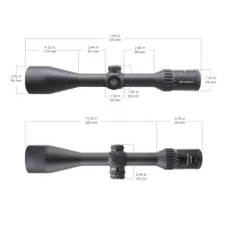 Vector Optics Continental ZOOM x8 3-24x56 SFP Hunting Scope ED