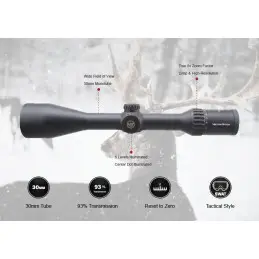 Vector Optics Continental ZOOM x8 3-24x56 SFP Hunting Scope ED