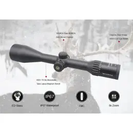 Vector Optics Continental ZOOM x8 3-24x56 SFP Hunting Scope ED