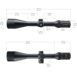 Vector Optics Continental ZOOM x8 4-32x56 SFP medības Tēmēklis ED