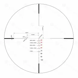 VictOptics SCB 2-5x24 Crossbow Scope