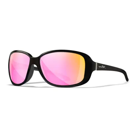 Wiley-X WX Affinity sunglasses (Gloss Black / CAPTIVATE™ Polarized Rose Gold Mirror)