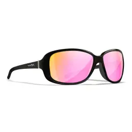 Wiley-X WX Affinity sunglasses (Gloss Black / CAPTIVATE™ Polarized Rose Gold Mirror)