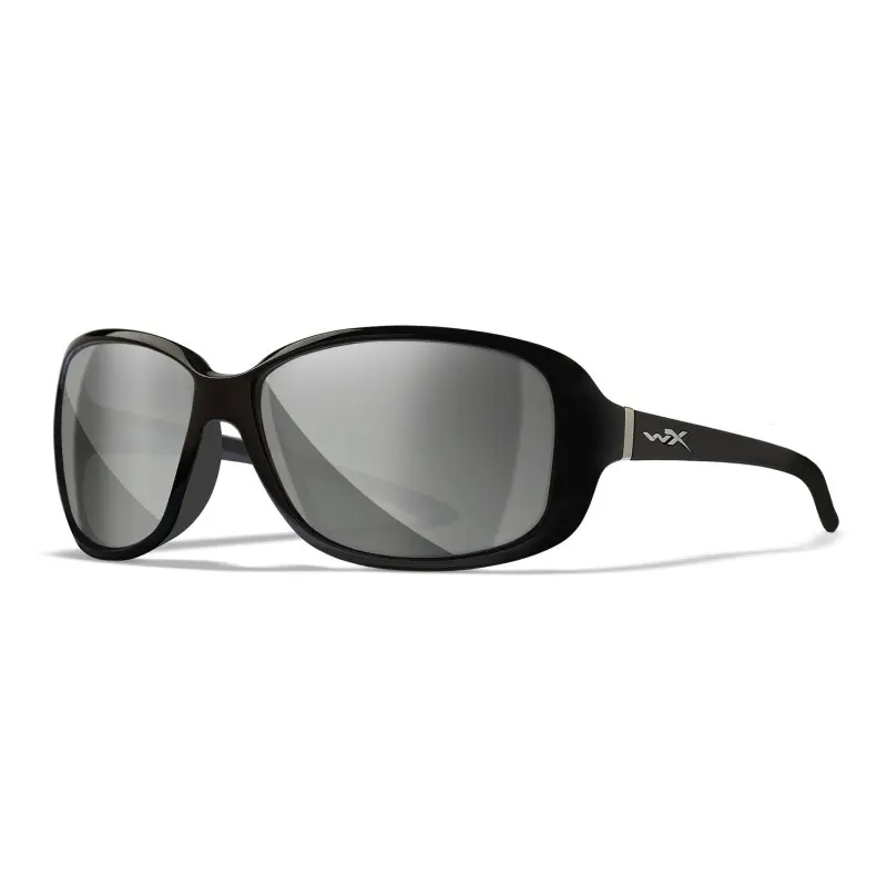 Wiley-X WX Affinity sunglasses (Gloss Black/Grey Silver Flash)