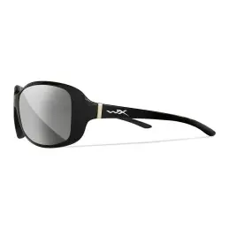 Wiley-X WX Affinity sunglasses (Gloss Black/Grey Silver Flash)