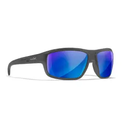 Wiley-X WX Contend sunglasses (Matte Graphite/CAPTIVATE™ Polarized Blue Mirror)