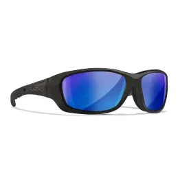 Wiley-X WX Gravity sunglasses (Black Crystal/CAPTIVATE™ Polarized Blue Mirror)