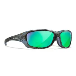 Wiley-X WX Gravity sunglasses (Kryptek® Neptune™/CAPTIVATE™ Polarized Green Mirror)