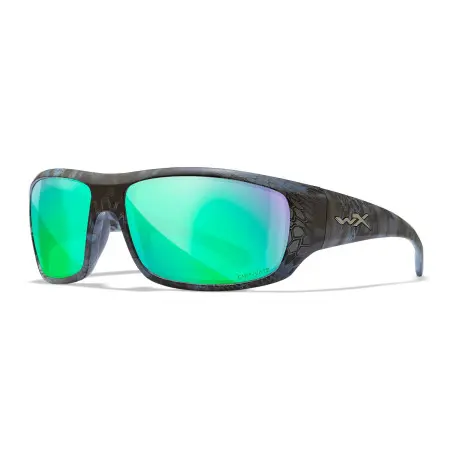 Wiley-X WX Omega sunglasses (Kryptek® Neptune™/CAPTIVATE™ Polarized Green Mirror)