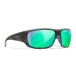 Wiley-X WX Omega sunglasses (Kryptek® Neptune™/CAPTIVATE™ Polarized Green Mirror)