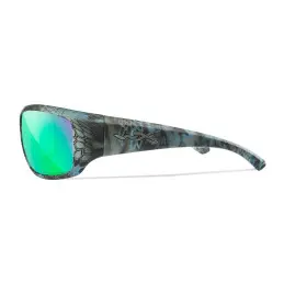 Wiley-X WX Omega sunglasses (Kryptek® Neptune™/CAPTIVATE™ Polarized Green Mirror)