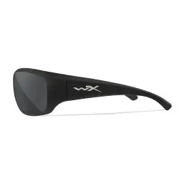 Wiley-X WX Omega sunglasses (Matte Black/CAPTIVATE™ Polarized Grey)