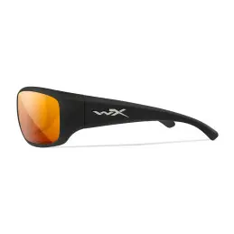 Wiley-X WX Omega sunglasses (Matte Black/CAPTIVATE™ Polarized Bronze Mirror)