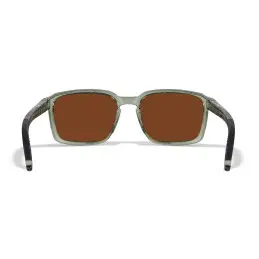 Wiley-X WX Alfa sunglasses (Gloss Crystal Light Olive/CAPTIVATE™ Polarized Bronze Mirror)