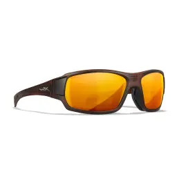 Wiley-X WX Breach sunglasses (Matte Hickory Brown/CAPTIVATE™ Polarized Bronze Mirror)