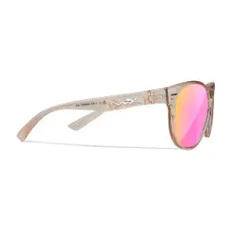 Wiley-X WX Covert sunglasses (Crystal Blush/CAPTIVATE™ Polarized Rose Gold Mirror)