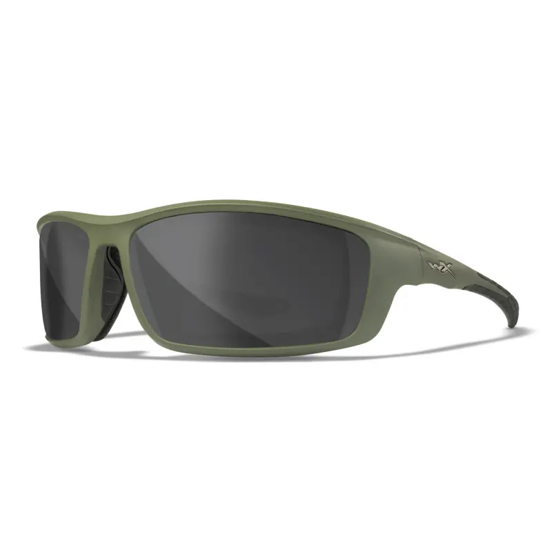 Wiley-X WX Grid sunglasses (Matte Utility Green/CAPTIVATE™ Polarized Grey)