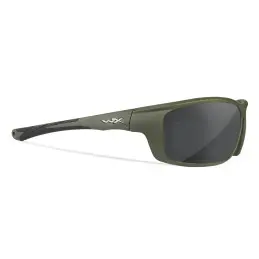 Wiley-X WX Grid sunglasses (Matte Utility Green/CAPTIVATE™ Polarized Grey)