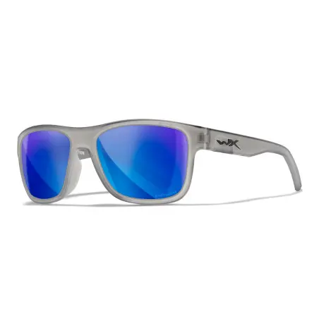 Wiley-X WX Ovation sunglasses (Matte Slate/CAPTIVATE™ Polarized Blue Mirror)