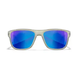 Wiley-X WX Ovation sunglasses (Matte Slate/CAPTIVATE™ Polarized Blue Mirror)