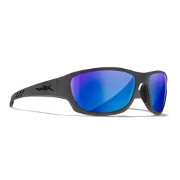 Wiley-X WX Climb sunglasses (Matte Grey/CAPTIVATE™ Polarized Blue Mirror)