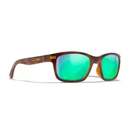 Wiley-X WX Helix sunglasses (Gloss Demi/CAPTIVATE™ Polarized Green Mirror)