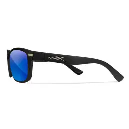 Wiley-X WX Helix sunglasses (Matte Black/CAPTIVATE™ Polarized Blue Mirror)